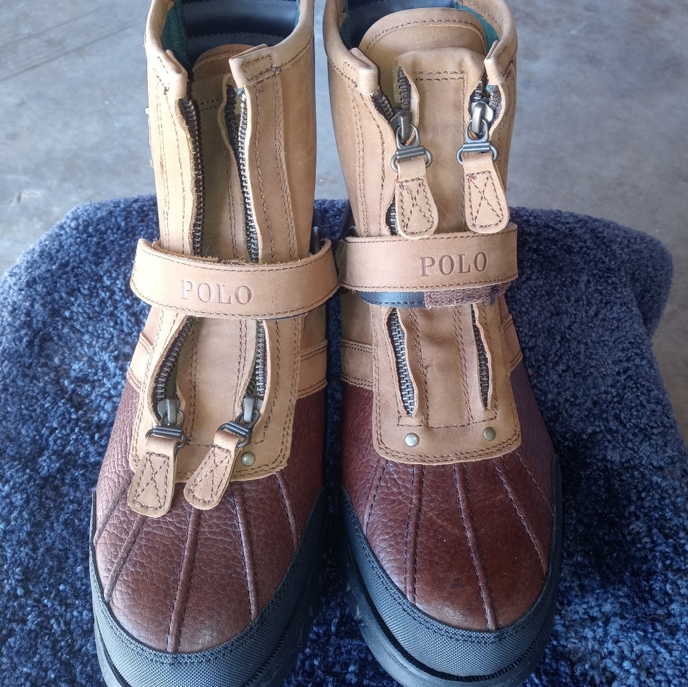 Mens polo boots